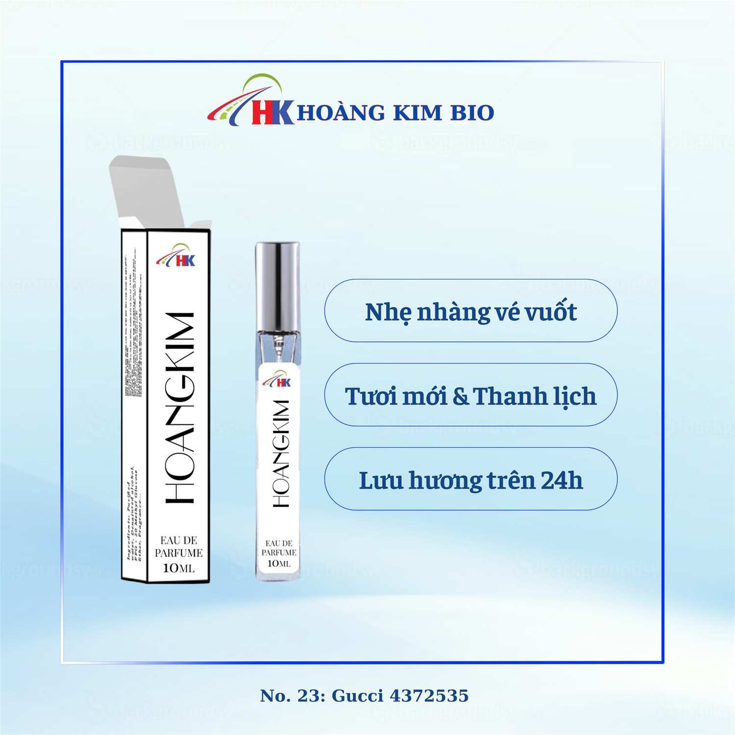 TINH CHẤT NƯỚC HOA NO.23 GUCCI 4372535 (Unisex) - 10ml